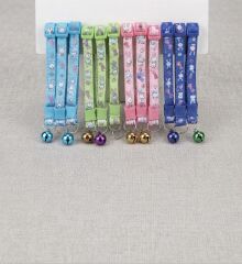 BRC-87 TAVŞAN DESENLİ ZİLLİ BOYUNLUK 1 CM (KOLİ İÇİ 12 ADETTİR)