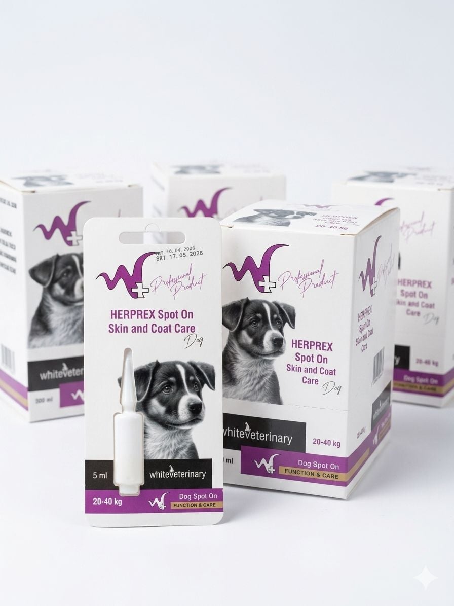 WHİTE VETERİNARY KÖPEK ENSE DAMLASI 5 ML (10'LU)