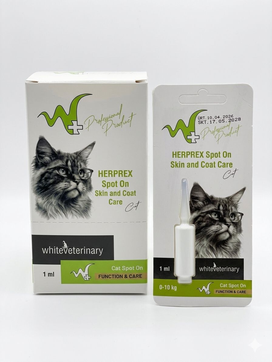 WHİTE VETERİNARY KEDİ ENSE DAMLASI 5 ML (10'LU)