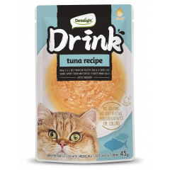 DENTALIGHT CAT DRİNK TUNA 45 GR (KOLİ İÇİ 16 ADETTİR)