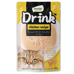 DENTALIGHT CAT DRİNK CHICKEN 45 GR (KOLİ İÇİ 16 ADETTİR)