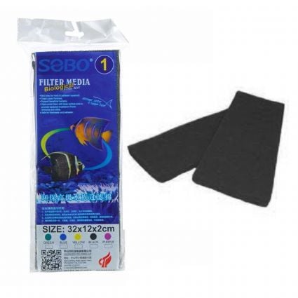 745-SPN-32-B SOBO FİLTRE SÜNGERİ 32X12X2 SİYAH