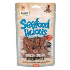DENTALIGHT SEAFOOD CUBES OF SALMON 70 GR