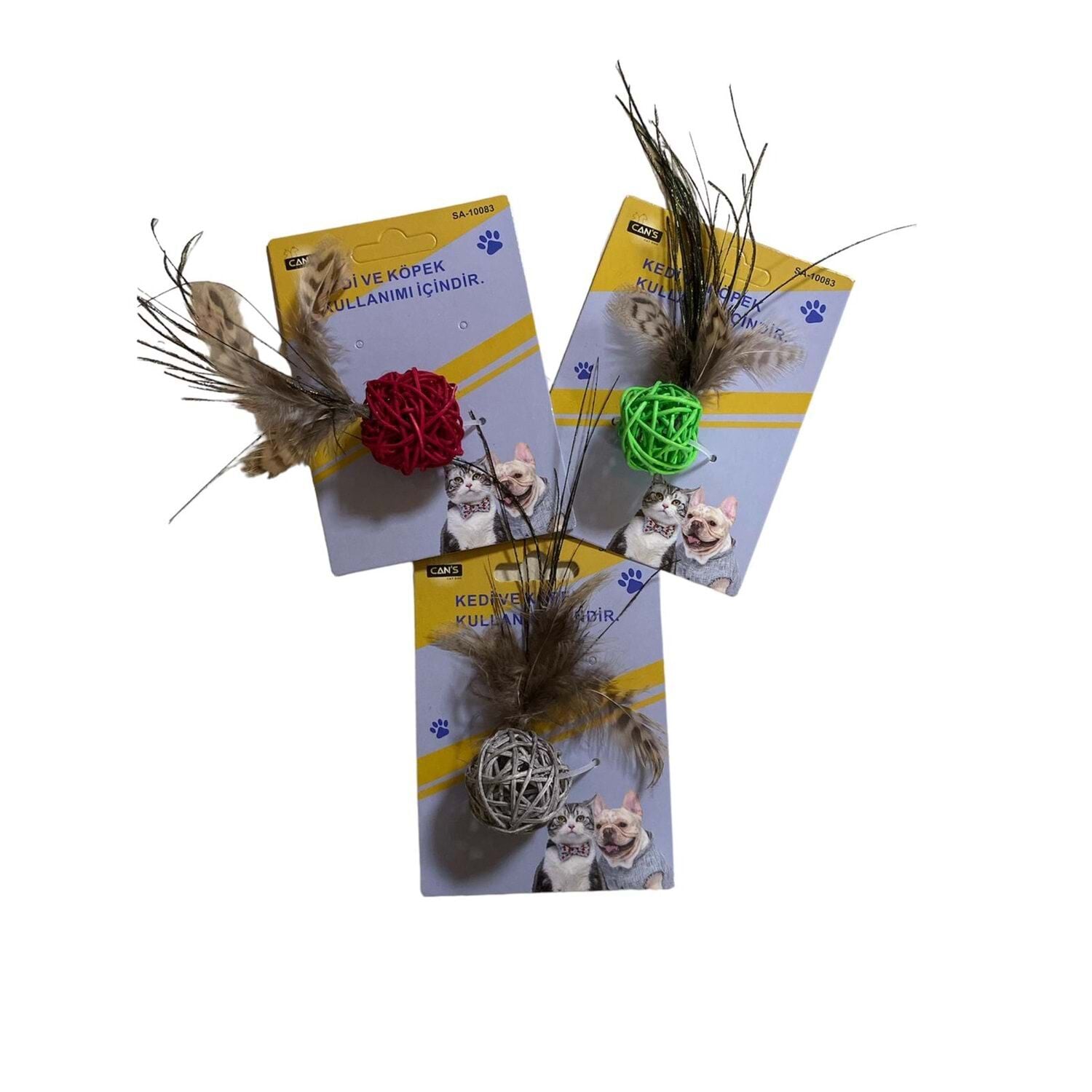 CANS ZİLLİ HASIR SARMAL OYUNCAK 11X4 CM SA10083