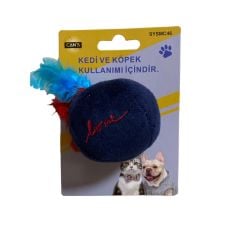 CANS TÜYLÜ YUMUŞAK TOP OYUNCAK 15X5 CM SYSMC46