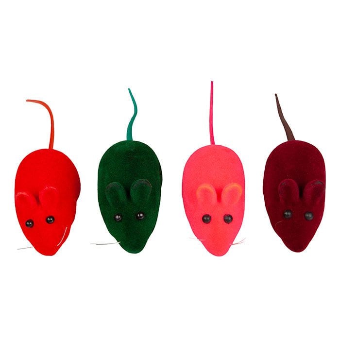 POLO RENKLİ ÖTEN FARE 6 CM (48 Lİ )