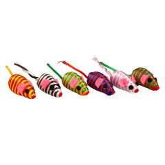 POLO ÇİZGİLİ KUMAŞ FARE OYUNCAK 5 CM (KUTU İÇİ 80 ADETTİR)