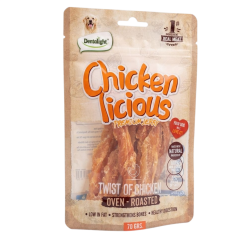 DENTALIGHT CHICKEN TWIST OF CHICKEN 70 GR
