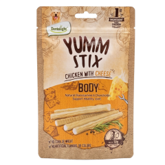 DENTALIGHT YUMM STICK BODY CHICKEN WITH CHEESE 50 GR