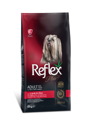 REFLEX PLUS KÜÇÜK IRK KÖPEK MAMASI KUZU PİRİNÇ 8 KG