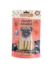 EURODOG CRAZY BONE NATURAL BURGU ÇUBUK 20'Lİ
