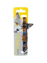 TUGZ KEDİ BOYUN TASMA EKOSE DESENLİ 10 MM X 28 CM