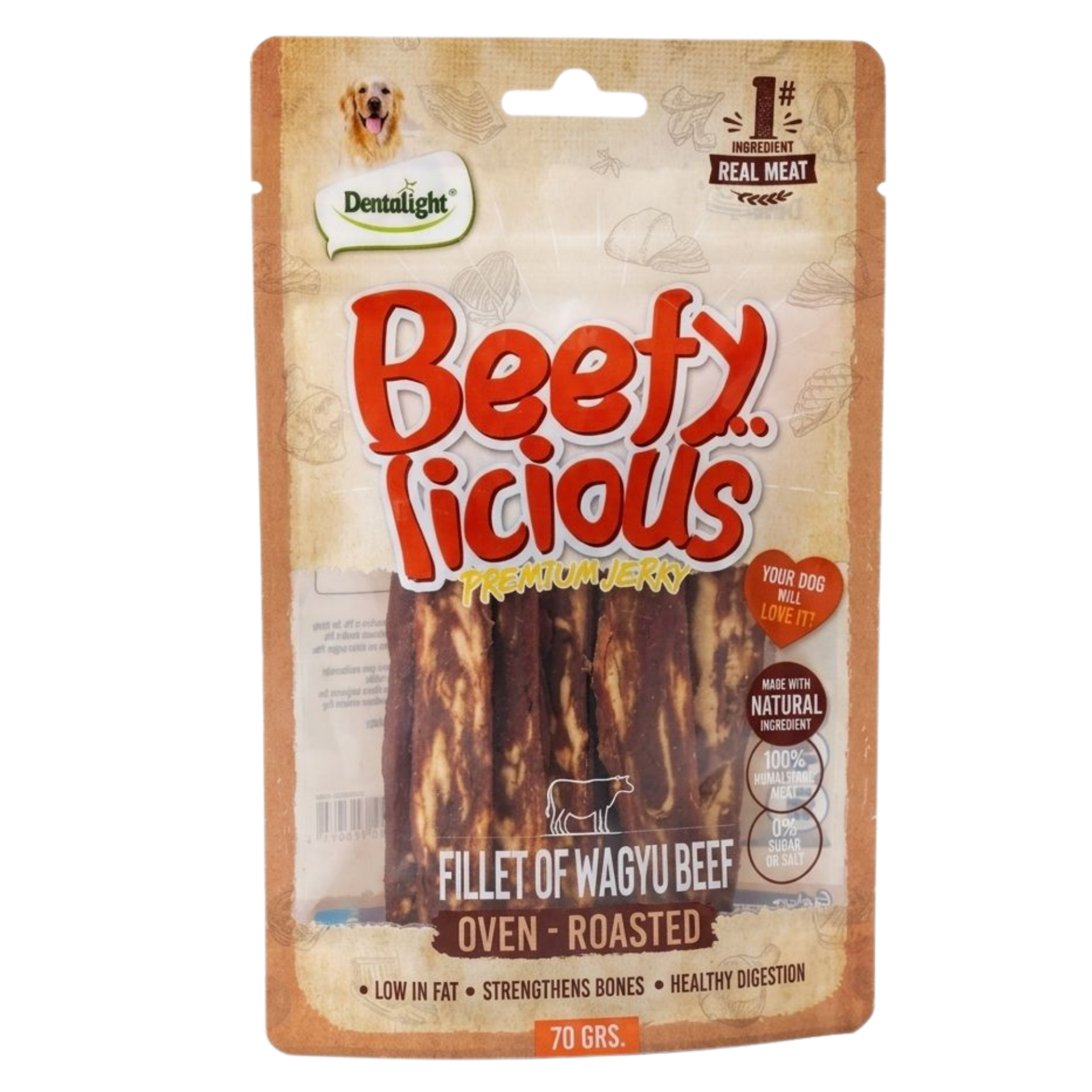 DENTALIGHT BEEFY WAGYU OF BEEF 70 GR