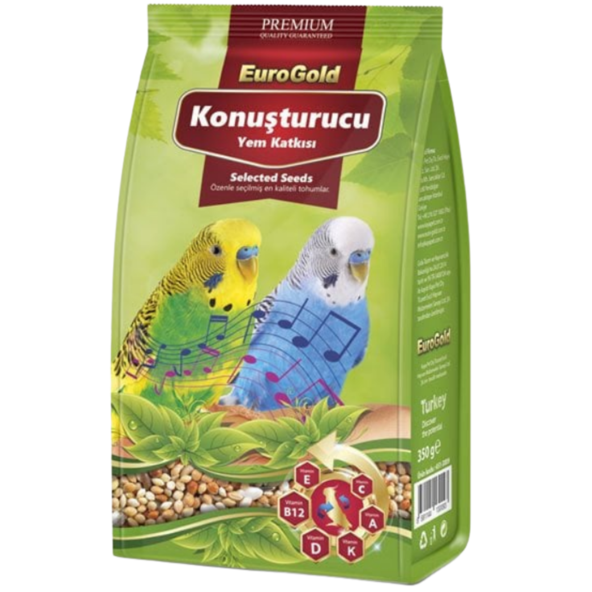 EUROGOLD KONUŞTURUCU YEM KATKISI 150 GR (KUTU İÇİ 12 ADETTİR)
