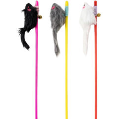CANS DMB639 TÜYLÜ FARE KEDİ OYUN OLTASI