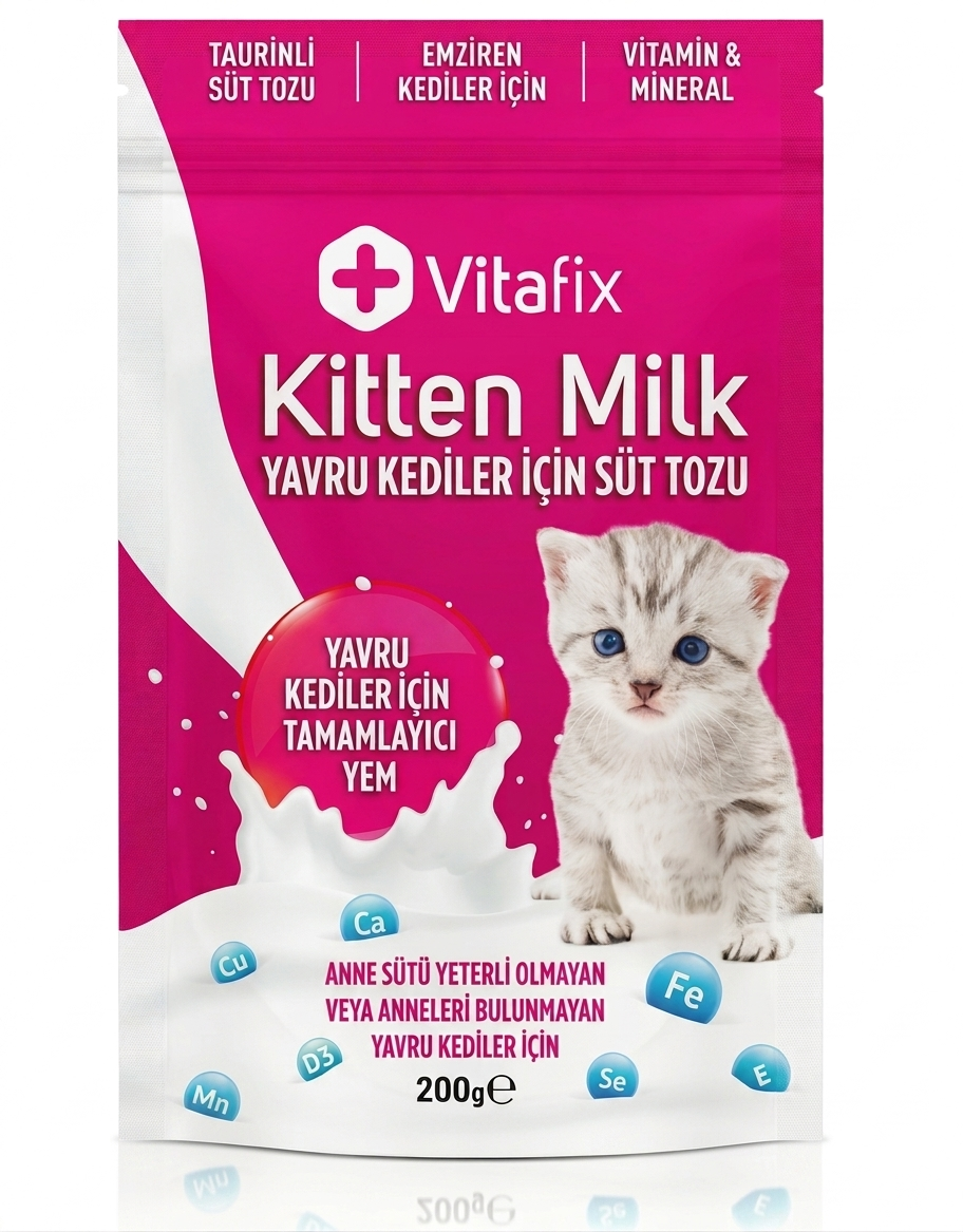 VİTAFİX KEDİ SÜT TOZU 200 GR
