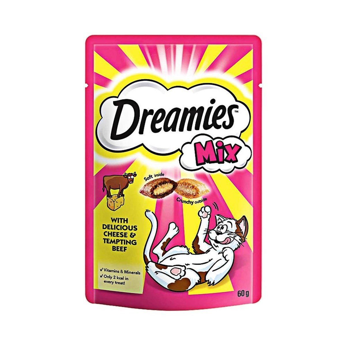DREAMİES BİFTEKLİ PEYNİRLİ ÖDÜL MAMASI 60 GR 6'LI