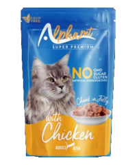 ALPHA TAVUK ETLİ JÖLELİ KEDİ POUCH 85GR (KOLİ İÇİ 24 ADET)