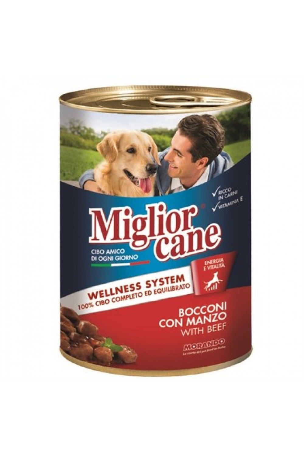 MİGLİOR CANE BİFTEK PARÇALI KÖPEK KONSERVE 405GR