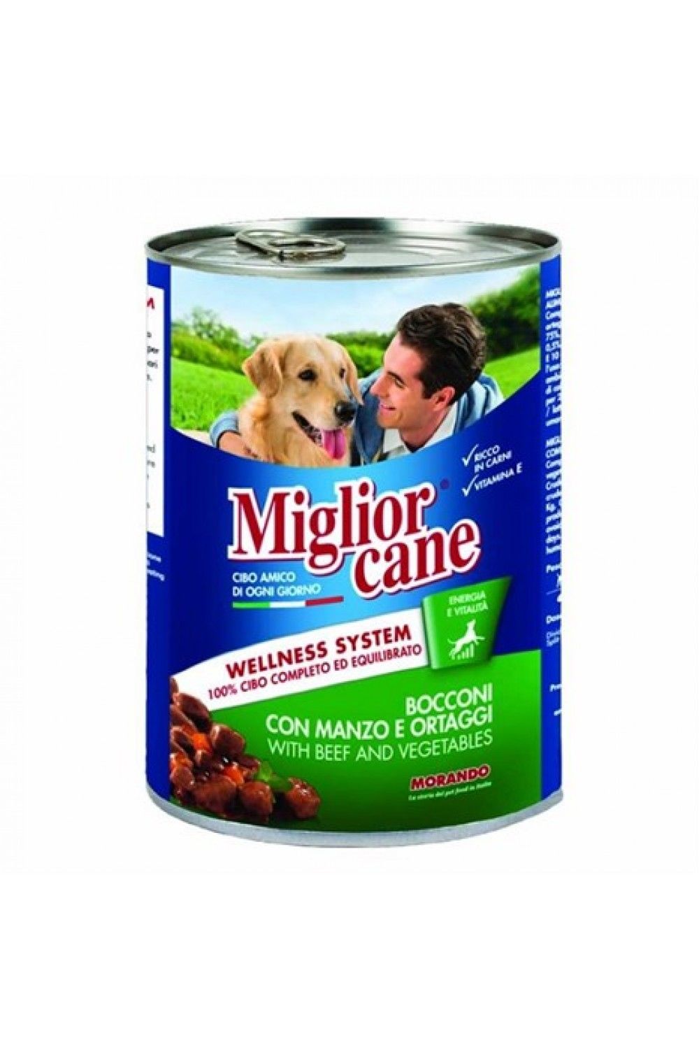 MİGLİOR CANE BİFTEK&SEBZE PARÇALI KÖPEK KONSERVE 405GR