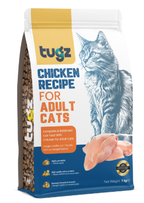 TUGZ TAVUKLU YETİŞKİN KEDİ MAMASI 1 KG