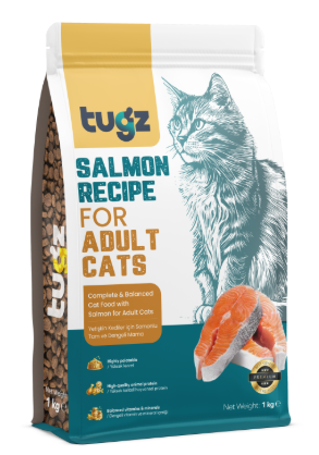 TUGZ SOMONLU YETİŞKİN KEDİ MAMASI 1 KG
