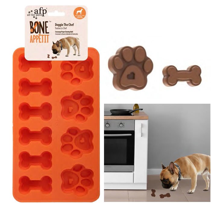 ÖDÜL MAMASI SİLİKON KALIP KEMİK&PATİ 19,5 X 11 X 1,8 CM