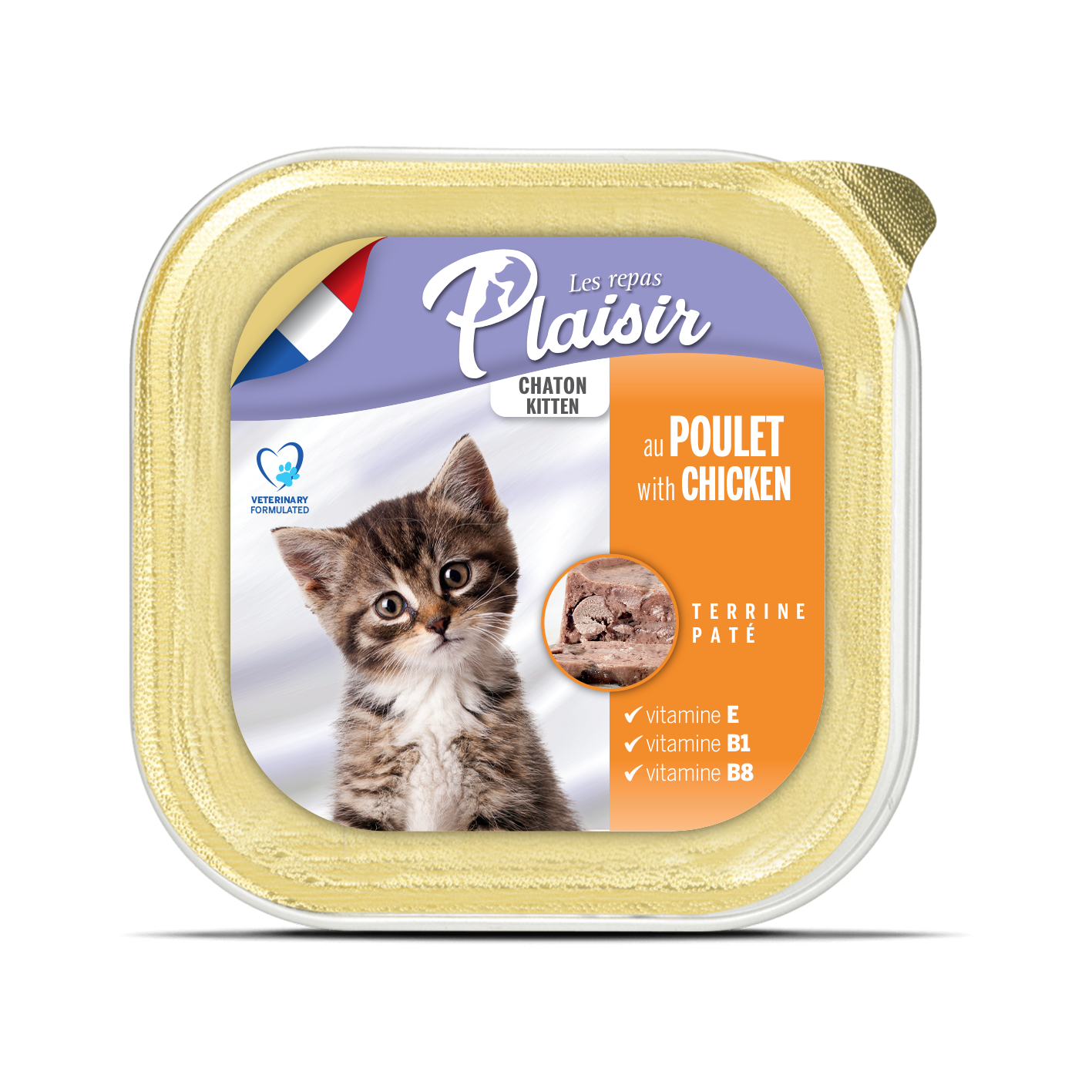 PLAİSİR PATE KİTTEN CHİCKEN 100 GR