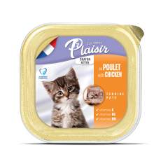 PLAİSİR PATE KİTTEN CHİCKEN 100 GR