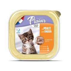 PLAİSİR PATE KİTTEN CHİCKEN 100 GR