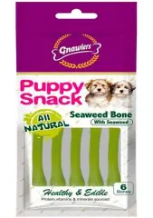 GNAWLERS SEAWEED NATURAL BONE 6'LI