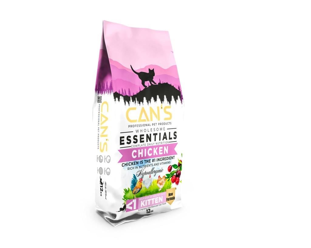 CANS YAVRU KEDİ MAMASI 12 KG