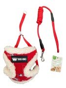 PELUŞ ABİYE GÖVDE GEZDİRME 1.5 CM KIRMIZI TEQ-007