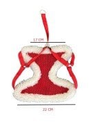 PELUŞ ABİYE GÖVDE GEZDİRME 1.5 CM KIRMIZI TEQ-007