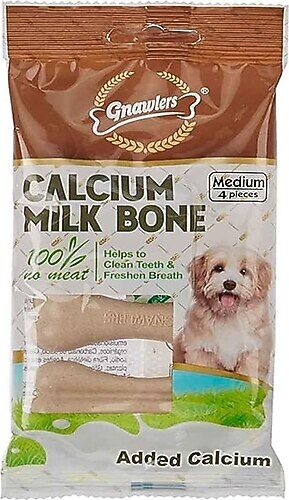 GNAWLERS CALCIUM MİLK BONE 7,5 CM 4'LÜ