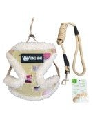 PELUŞ ABİYE GÖVDE GEZDİRME 1.5 CM KREM TEQ-007