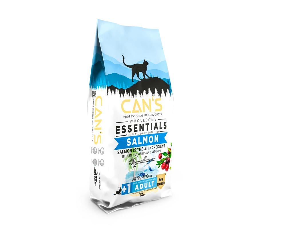 CANS KEDİ BALIKLI MAMA 12 KG