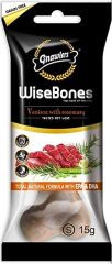 GNAWLERS WİSE BONE GEYİK VE BİBERİYELİ KÖPEK ÖDÜL KEMİĞİ 15GR