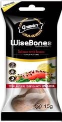 GNAWLERS WİSE BONE SOMONLU VE LİMON AROMALI KÖPEK ÖDÜL KEMİĞİ 100GR