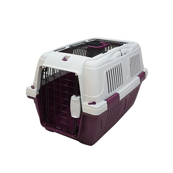 STRONG CD4 ÜSTTEN AÇILABİLİR KEDİ&KÖPEK TAŞIMA ÇANTASI BORDO 63X41X40 CM