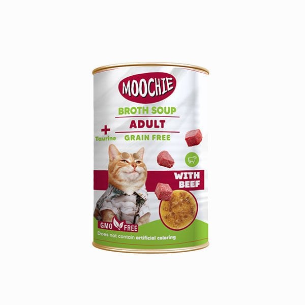 MOOCHİE ET SUYU ÇORBA DANA ETLİ YETİŞKİN KEDİ 135 ML
