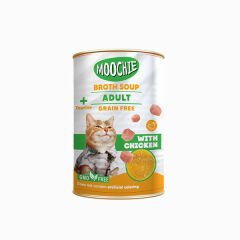 MOOCHİE ET SUYU ÇORBA TAVUKLU YETİŞKİN KEDİ 135 ML