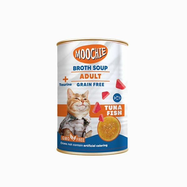 MOOCHİE ET SUYU ÇORBA TON BALIKLI YETİŞKİN KEDİ 135 ML