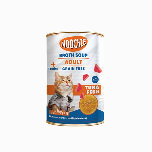MOOCHİE ET SUYU ÇORBA TON BALIKLI YETİŞKİN KEDİ 135 ML