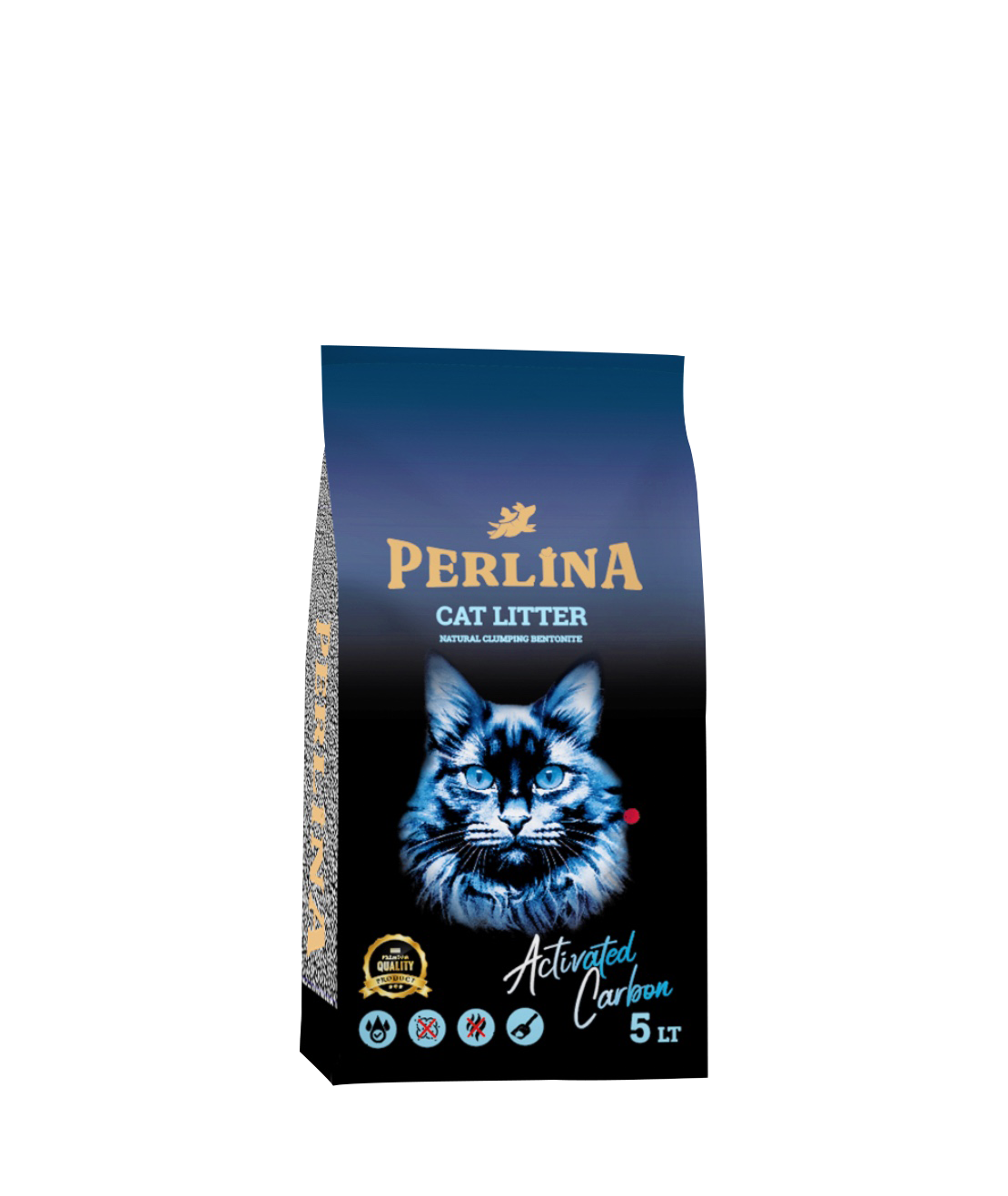PERLİNA CAT LİTTER ACTİVED CARBON 5 LT