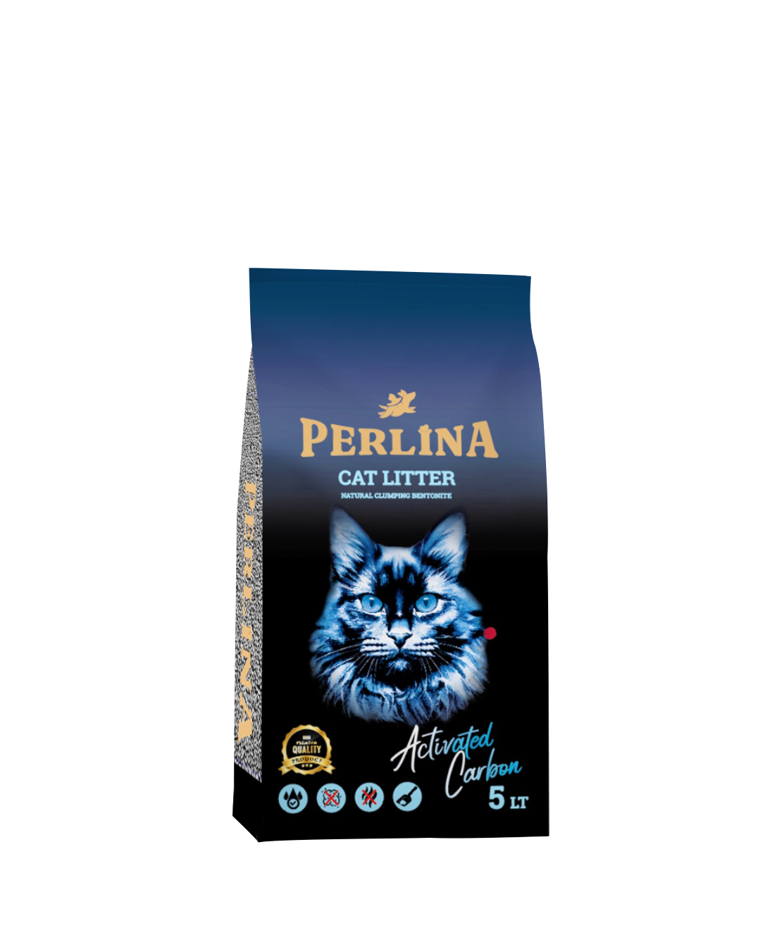 PERLİNA CAT LİTTER ACTİVED CARBON 5 LT