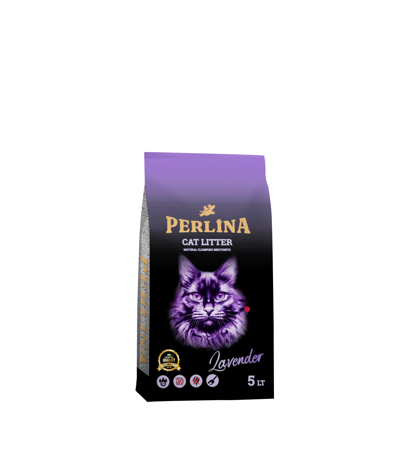 PERLİNA CAT LİTTER LAVANDER 5 LT