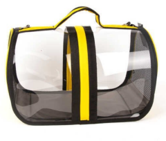 BACCO MİLANO ŞEFFAF ÇANTA SARI 44X28X28 CM