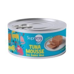 SUPREME CAT TON BALIKLI PÜRE YETİŞKİN KONSERVE KEDİ MAMASI 85GR(12'Lİ)