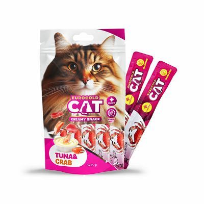 EUROGOLD CAT SIVI KEDİ ÖDÜLÜ TON - YENGEÇ 5X12GR